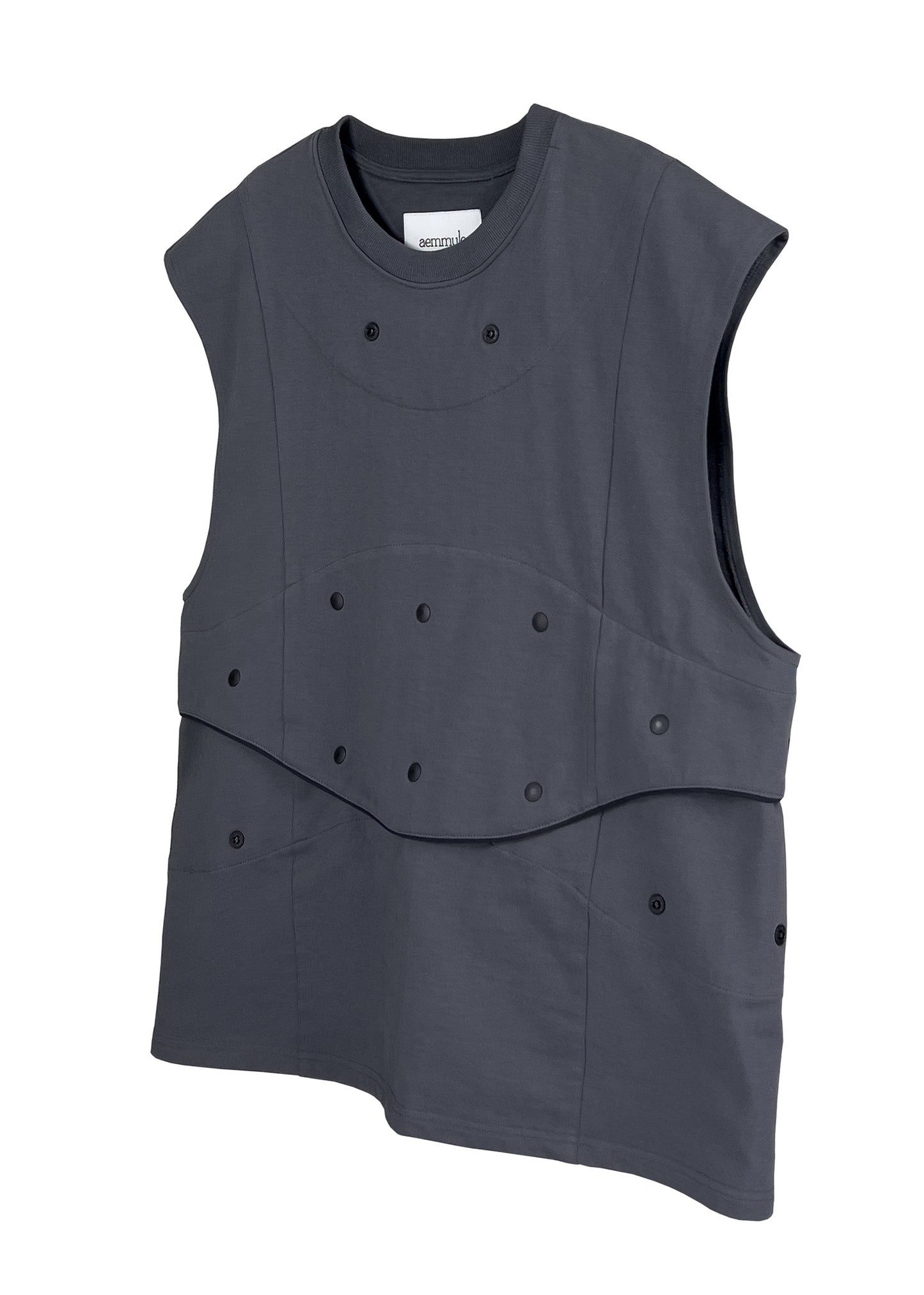 Wavy line vest